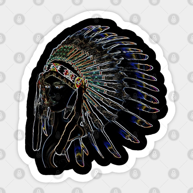 Indians Girl Sticker by hottehue